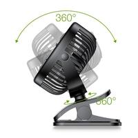 Gambar Mini Fan Portable Robot RT-BF10 Kipas Angin Mini 720° Rotating Clip - dari Ss Home Living undefined 2 Tokopedia