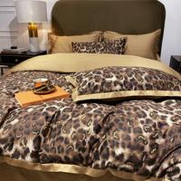 Gambar Hotsale Luxury pard Digital Printing Egyptian Cotton Bedding Set Sat dari Angka Sembilan undefined 4 Tokopedia