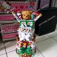 Gambar kue ultah Snack l Snack tower ulang tahun l tower snack dari AFI STORE JAKARTA undefined 1 Tokopedia