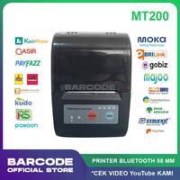 Gambar Mini Portable Printer Thermal Kasir PPOB Portable Bluetooth Android - MT200 dari Barcode Store Solutions undefined 4 Tokopedia