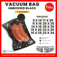 Gambar PLASTIK VACUM VACUUM VAKUM SEALER MAKANAN EMBOSS HITAM 15x25 SATUAN dari kilat packing undefined 3 Tokopedia