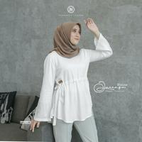Gambar QUEENSA BLOUSE NADHEERA LUXURY - ATASAN WANITA TERBARU - maroon, L dari Nurha hijab kudus undefined 2 Tokopedia