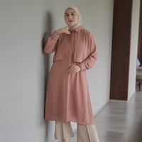 Gambar Owh Baby Abila Tunik Dewasa | Atasan Wanita | Tunik Crinckle Premium - Hitam, S dari OWH BABY Official Shop undefined 3 Tokopedia