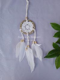 Gambar Dream Catcher Kecil Diameter 6cm Hiasan Dinding Gantungan Mobil Bali - Biru Tua dari Sukawati Mesari undefined 1 Tokopedia