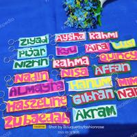 Gambar gantungan kunci nama dari kain flanel gantungan lucu gantungan tas dari Barokah.Jaya Mart undefined 5 Tokopedia