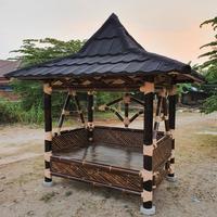 Gambar Saung Bambu / Gazebo (custom) dari Pernik Bamboo Gallery undefined 2 Tokopedia