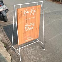 Gambar Papan Plang Nama Frame Besi Papan Plang Coffee Shop Papan Plang Kantor dari Zikry Abadi Teknik undefined 3 Tokopedia