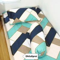 Gambar sprei kotak aesthetic korea terlaris - Kotak hitam, 90x200sprei aja dari GUDANG BEDROOM_NEW undefined 2 Tokopedia