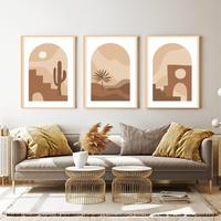 Gambar (Jumbo) Hiasan dinding abstrak bohemia estetik Home decor ruang tamu 2 - ABH31 dari DukarDekor_id undefined 1 Tokopedia
