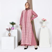 Gambar Gamis Lebaran Terbaru 2023 Havana Dress Muslim Wanita Jumbo Termurah - Dusty, L dari FK id_NEW undefined 3 Tokopedia