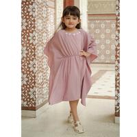 Gambar NK FLOWER KAFTAN DRESS BUNGA TERUSAN ANAK PEREMPUAN | LEBARAN - MAUVE, 1 tahun dari CUTIE BABY AND KIDS SHOP undefined 4 Tokopedia
