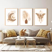 Gambar (Jumbo) Hiasan dinding abstrak bohemia estetik Home decor ruang tamu 2 - ABH31 dari DukarDekor_id undefined 3 Tokopedia