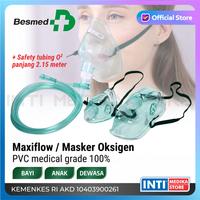 Gambar BESMED - Maxiflow Bayi / Anak / Dewasa | Masker Oksigen | Oxygen Mask - Bayi dari INTI MEDIKA STORE undefined 1 Tokopedia