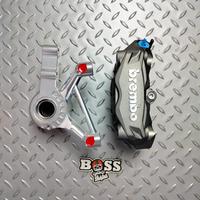 Gambar Brembo M4 P32 Grey Monoblock + Axle Marus Vespa Sprint Prima dari Boss Vespa undefined 1 Tokopedia
