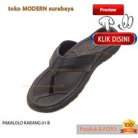 Gambar Sandal pria sandal jepit kulit casual flip flop PAKALOLO KARANG 01 dari toko MODERN surabaya undefined 4 Tokopedia