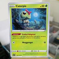Gambar Caterpie sc1b evolusi adaptasi Kartu Pokemon Indonesia TCG dari Tokutoys ori undefined 1 Tokopedia