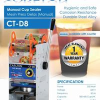Gambar Mesin Press Gelas Plastik Manual 22 OZ CARLTON - Cup Sealer Minuman - Press Gelas dari KBStoolsmakassar undefined 2 Tokopedia