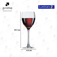 Gambar Gelas Anggur | Wine Glass 8 1/4 oz 25 cl Luminarc Signature dari PrimaSaranaAbadi undefined 2 Tokopedia