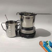 Gambar MINI HEATER KOMPOR LISTRIK STOVE POT 500W PEMANAS KOPI SUSU TEH AIR - Bulat hitam dari COFFEESAIL undefined 3 Tokopedia