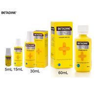 Gambar Betadine Solution 5 ml 15 ml 30 ml 60 ml - 5 ml dari Via Apotek undefined 1 Tokopedia