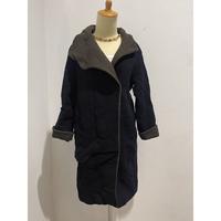 Gambar Mine long coat wool winter turtle neck warna navy dari Atha preloved_NEW undefined 3 Tokopedia
