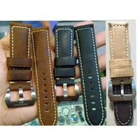 Gambar Strap Tali Kulit Jam Tangan Panerai Luminor Ukuran 24mm Original - Cream, 26mm dari Nikistoreonline undefined 5 Tokopedia