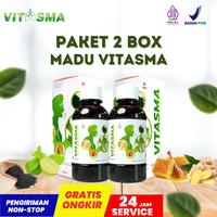 Gambar Paket 2 Box Madu Herbal Vitasma Atasi Batuk Berdahak / Batuk Menahun dari Vitasma Official undefined 1 Tokopedia