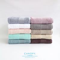 Gambar 1 pcs Handuk Mandi / Bath towel Canopy Jade -100% cotton (70x138cm) - PURPLE dari CANOPY HOME INDONESIA undefined 2 Tokopedia