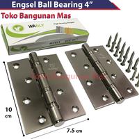 Gambar Engsel Tebal Pintu Jendela 4" Bearing Wanly Engsel Bearing 4" Wanly dari Toko Bangunan Mas undefined 1 Tokopedia