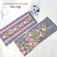 Gambar Handmade Bahan Kain Silk Premium Setelan Padang Bordir Manual - 001 dari Pusat Bordir Tasikmalaya undefined 3 Tokopedia