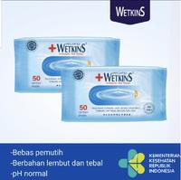 Gambar TISU BASAH ANTISEPTIK WETKINS 50s . ALCOHOL FREE dari Docia Store undefined 3 Tokopedia