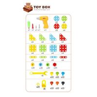 Gambar Mainan Import Asli LOGU Mainan drill anak Mainan tukang bor anak main dari bertie official undefined 3 Tokopedia