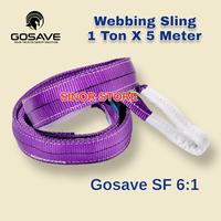 Gambar WEBBING SLING SAFETY 1 Ton x 5 Meter Tali Pengikat Pengangkat dari SINOR Store undefined 4 Tokopedia