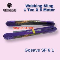 Gambar WEBBING SLING SAFETY 1 Ton x 5 Meter Tali Pengikat Pengangkat dari SINOR Store undefined 2 Tokopedia