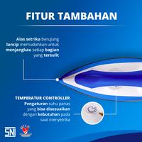 Gambar Miyako Setrika Listrik Gosokan Baju EI-1000 M - Packing DOUBLE dari Valiant Electronics TOP undefined 5 Tokopedia