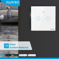 Gambar AVARO Smart Wall Switch Saklar Lampu Touch WiFi - EU White - 1 GANG dari Avarobotic undefined 4 Tokopedia