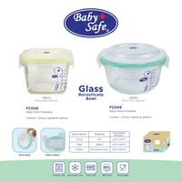 Gambar Baby Safe Glass Food Container | Wadah Kaca Makanan Mpasi Anak Bayi - FC006 Kuning dari Little Star Baby Shop_NEW undefined 2 Tokopedia