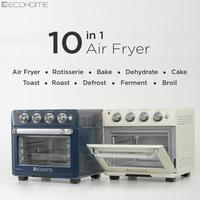 Gambar Ecohome Cubic Air Fryer Oven Low Watt EAF-888 Less Oil Original - Aqua Marine dari Xtive Electronic undefined 2 Tokopedia