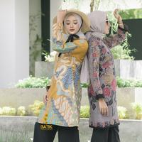 Gambar Batik Prabuseno Tunik Blouse Atasan Wanita Katun Furing Nimas Arista - Arista Kuning, S dari Butik Batik Prabuseno undefined 2 Tokopedia