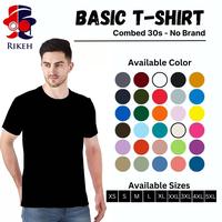 Gambar KAOS POLOS PRIA COTTON COMBED 30S REGULER FIT LENGAN PENDEK - L dari Rikeh undefined 1 Tokopedia