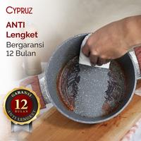 Gambar Cypruz Panci Set Lebaran Grey Marble Wokpan Fryingpan Penggorengan Abu - SET GIFT 5 dari Homesupermart_NEW undefined 3 Tokopedia