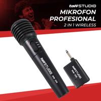 Gambar Mikrofon Profesional 2 in 1 Wireless Wired Tanpa Kabel Mik Wireless dari jadistore undefined 1 Tokopedia