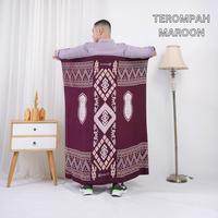 Gambar SARUNG BAROKAH GOYOR BABAGAF Premium - Abu-Biru dari Bull Roma undefined 3 Tokopedia