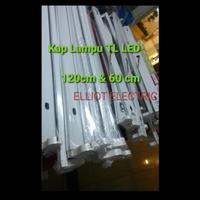 Gambar Kap Lampu TL LED T8 120cm / 60cm Housing Tube Rumah TL 120 cm / 60 cm - 60cm dari Elliot electric undefined 1 Tokopedia