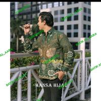 Gambar kemeja batik pria motif ANGSA KEMBAR - pendek, S dari BATIK AL-AARA SOLO undefined 2 Tokopedia