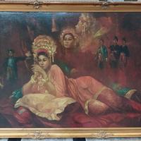 Gambar Lukisan tua arifin tandjung 140x90cm dari Khans gallery undefined 2 Tokopedia