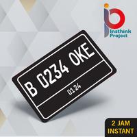 Gambar Custom  Card design suka suka, print uv bukan stiker tempel.  Kartuprint digital dari Insthink Printing undefined 3 Tokopedia
