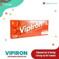 Gambar VIPIRON STRIP 10 TABLET Memenuhi Kebutuhan Zat Besi Pada Anemia dari Royal Health Care undefined 1 Tokopedia