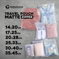 Gambar TRAVEL POUCH ORGANIZER STROGE KANTONG ZIPPER SLIDER BAG AKSESORIS - MATTE LANDSCAPE, 20CM X 14CM dari SIBUNGKUS undefined 2 Tokopedia