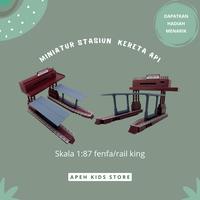 Gambar Mainan Miniatur Jembatan Stasiun Kereta Api Skala 1:87 HO dari Apeh Kids Store undefined 3 Tokopedia